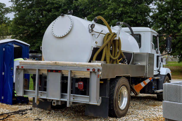 Porta potty delivery and setup in Stryker, OH